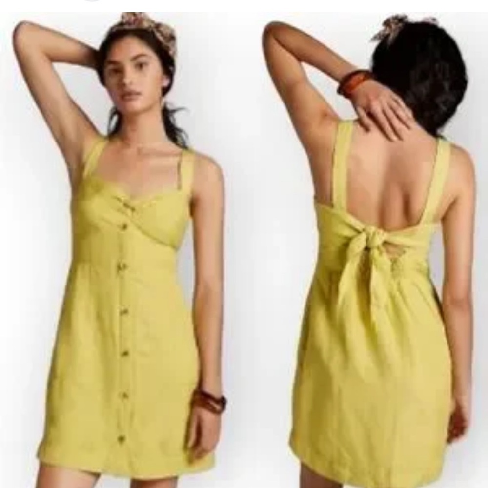 Maeve Yellow Mini Dress